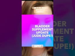 Bladder supplement 6 wk update #judedupe #bladderpain #bladdersupplement #menopausalbladder