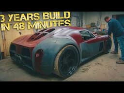 Men Build a BUGATTI from 2 Old Cars / From Start to Finish