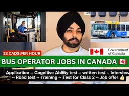 HOW TO BECOME TRANSIT DRIVER IN CANADA | ਪੰਜਾਬੀ 'ਚ ਜਾਣੋ | GOVERNMENT JOB IN CANADA @DeeptalkCanada