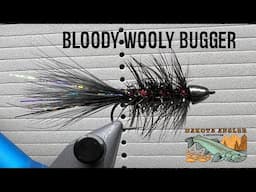 Black and Red (aka Bloody) Woolly Bugger - Super Effective Trout Streamer Fly Pattern