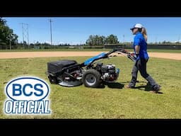 Sports Field Maintenance with BCS Two-Wheel Tractors - Part 3: Lawn Mower