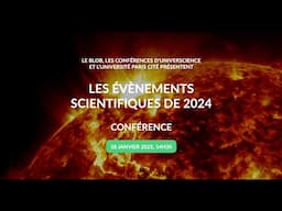 LIVE L’année des sciences 2024