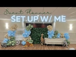 Set Up With Me | Safari Babyshower