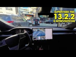 Witness Tesla's FSD 13.2.2 Flawlessly Navigate NYC With Zero Intervention!