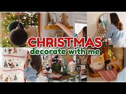 Christmas Decorate With Me 2024 / Minimal & Clutter Free Holiday Decor / Decorating Ideas