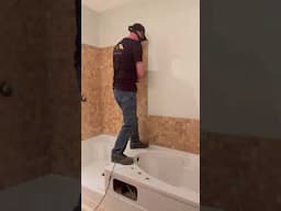 DIY Bathroom DEMO #shorts