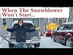 When The Snowblower Won't Start... Wovel To The Rescue!