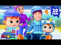 Let's Try To Be Safe On the Ice! | Little Angel and Cocomelon Nursery Rhymes