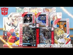 11 BONECOS TRANSFORMERS : Optimus Prime, Bumblebee, Cheetor, Sideswipe, Optimus Primal, Crowbar