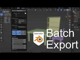 Blender Super Batch Export Addon