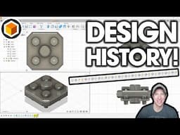 Using DESIGN HISTORY in Fusion 360! (Everyone should do this)