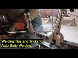 Floor pan - Rocker Panels - Trunk Pan Install -  Welding Tips and Tricks    D.I.Y.  Auto Restoration