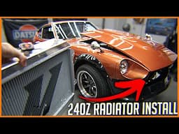 Z GETs Cooler. MISHIMOTO RADIATOR INSTALL! - OranZ Datsun 280z Build Series #30