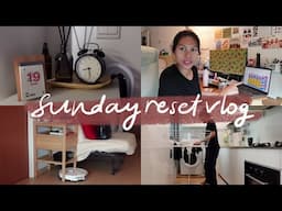 🌱 sunday reset vlog 001 | 🌤️ morning routine, 🗓️ time-blocking, 🧹 doing house chores