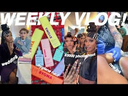 WEEKLY VLOG! COME HYGIENE SHOPPING WITH ME + $3000 PHOTOSHOOT BTS + WEDDING GRWM + NEW TATTOO