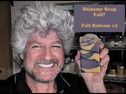 Fall Shimmy Pour Cold Process Soap, How NOT to do it