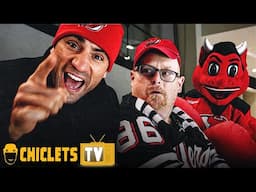 FRANK THE TANK GOES CRAZY AT DEVILS GAME WITH BIZ NASTY - ChicletsTV