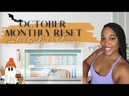 OCTOBER MONTHLY RESET | Budgeting, Goals, and Debt Update