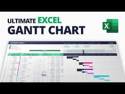 How to create Ultimate Excel Gantt Chart for Project Management (with Smart Dependency Engine)