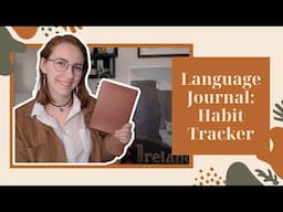 Language Habit Tracker Journal