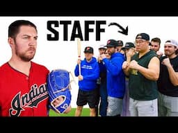 MLB Pitcher vs. 14 Random People