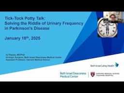 Ask the Experts: Solving the Riddle of Urinary Frequency in Parkinson’s Disease