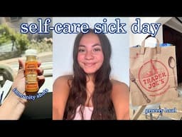 cozy sick day // homemade immunity shots, comfort soup, & grocery run!!