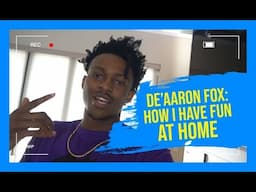 De'Aaron Fox Shows How He Has Fun At Home FT. A Game of "TIPS" W/ Green Team🏀🦊❗️