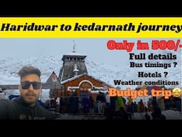 Haridwar to sonprayag journey by bus 🚌 || kedarnath yatra 2023 || haridwar to gaurikund journey