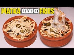 Dhaba Style Matka Loaded Fries l Lahore Street Food Recipe By Kitchen With Amna