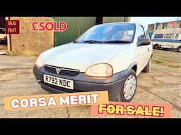 SOLD Vauxhall Corsa B! 1.2 Merit walk around and test drive