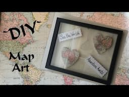 DIY Map Art - Visuaize your travels!