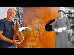 The Mysterious Mark On His Great Grandmothers Violin - What Could It Be?