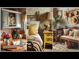 100+Vintage Cottage Decoration Ideas. Vintage style home decorating ideas. #homedecor #vintagestyle