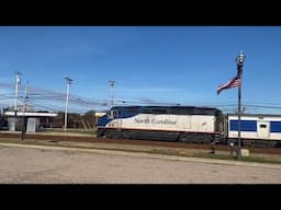 HAPPY THANKSGIVING!! Some CSX, NS and even a North Carolina passenger train!