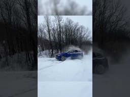 X3M crashes in snow! #bmw #crash #x3