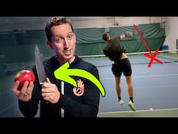 Why your SERVE doesn’t CURVE! Tennis Spin Lesson