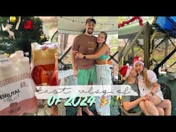 LAST 2024 VLOG: Christmas Camping, Time with Friends & Family, Vlogmas Day 23-25 & Christmas Cleanup