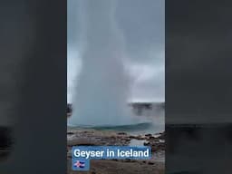 Geyser in Iceland 🇮🇸