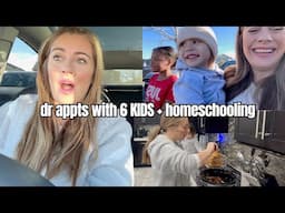 Homeschooling MOM of 6 CRAZY busy DITL with 6 kids