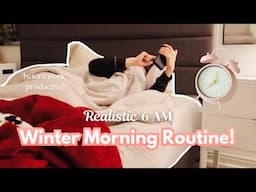 6AM productive morning routine | realistic + healthy habits | My Realistic 6AM Morning Routine