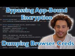 Bypassing App-Bound Encryption To Dump Browser Credentials | HuntersCON 2024 Keynote