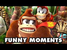 Donkey Kong Country Returns HD Funny Moments Montage!