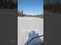 Wide Open Trails #alaska #enigmaticgwichin #alaskanwilderness #skidoo #shorts