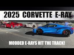 Modding My New Corvette E-Ray On The Showroom Floor!  PLUS: Track Night With Modded E-Rays!