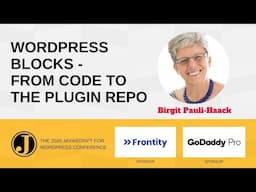 Getting Blocks from Code to Plugin Repo with Birgit Pauli-Haack