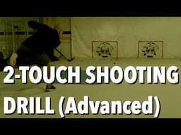 Advanced Shooting Drill - The "2 Touch" - Hockey Training Challenge (Off-Ice Training)