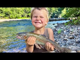 Summer Trout Fishing Catch and Cook in the Gifford Pinchot National Forest