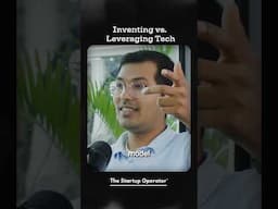 Are you inventing tech or just applying it? ft.Gokul NA