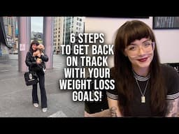 6 *easy* steps on how to get back on track with your health goals in 2024!